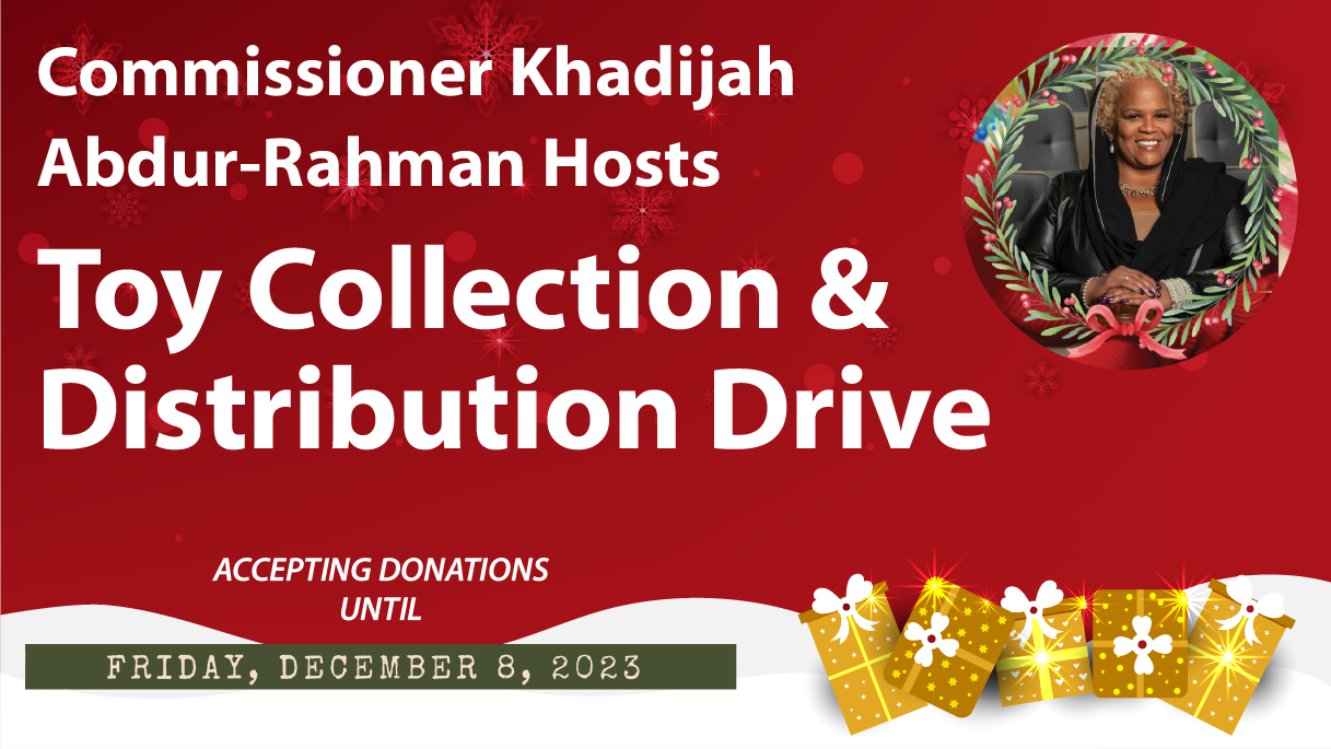 Commissioner Khadijah Toy Drive