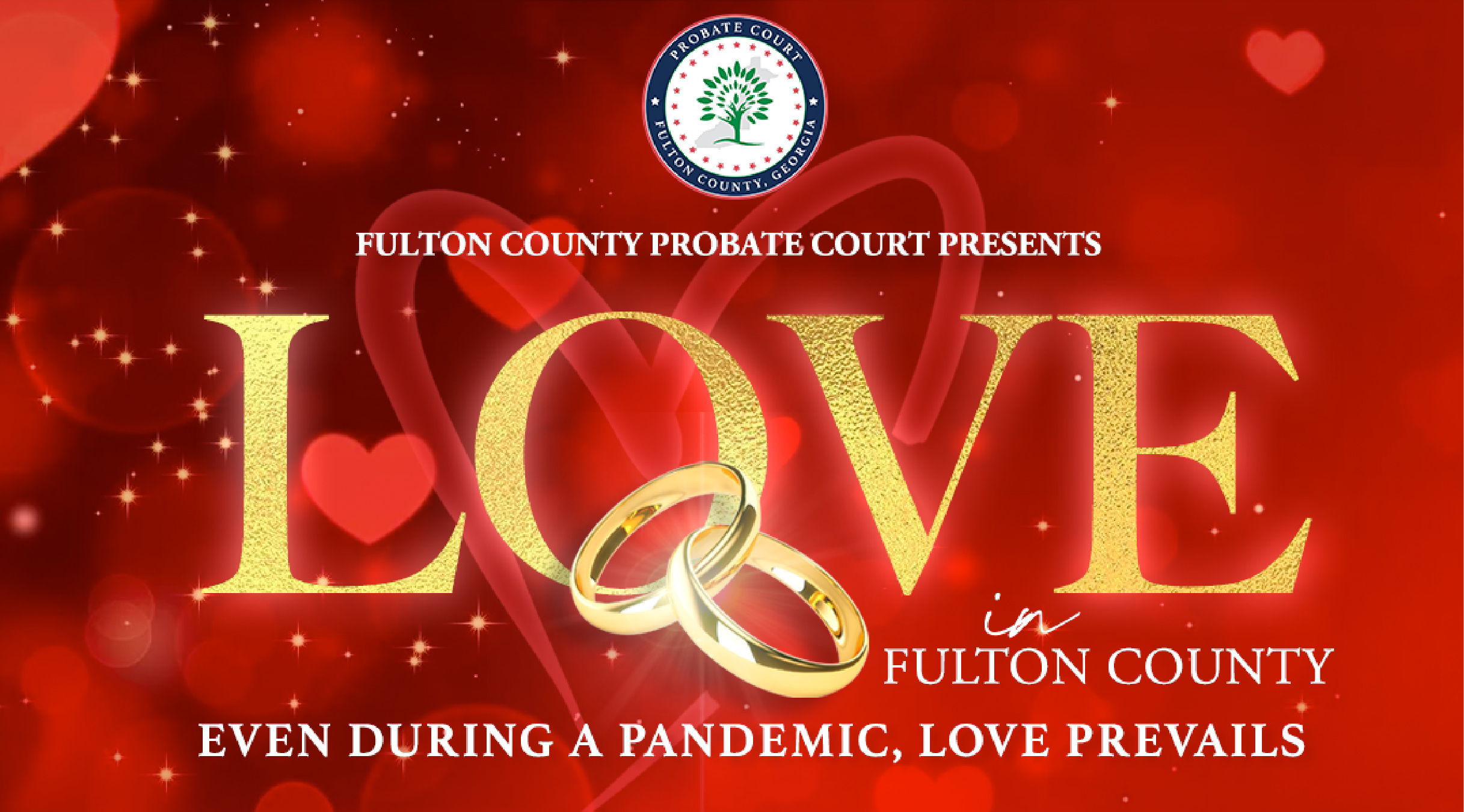 Fulton County probate court flyer presenting "Love in Fulton County"