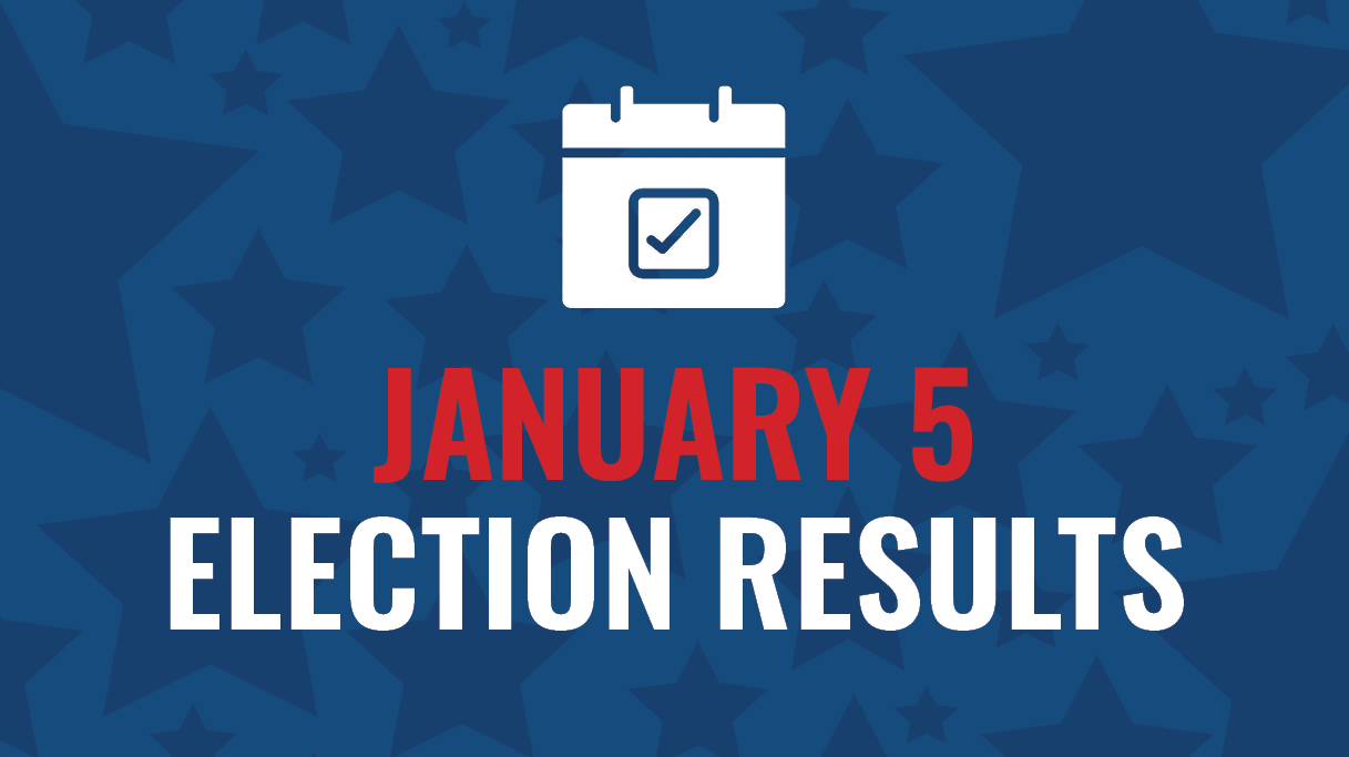 2021 Fulton County header titled "January 5 Election Results"