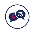 icon representing translation services