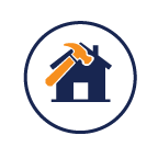 icon representing home repairs for seniors