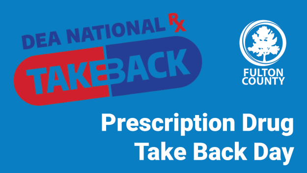 Prescription drug take back graphic