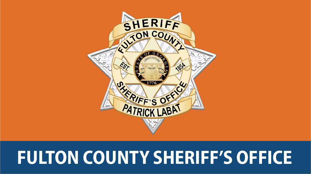 sheriff badge orange background