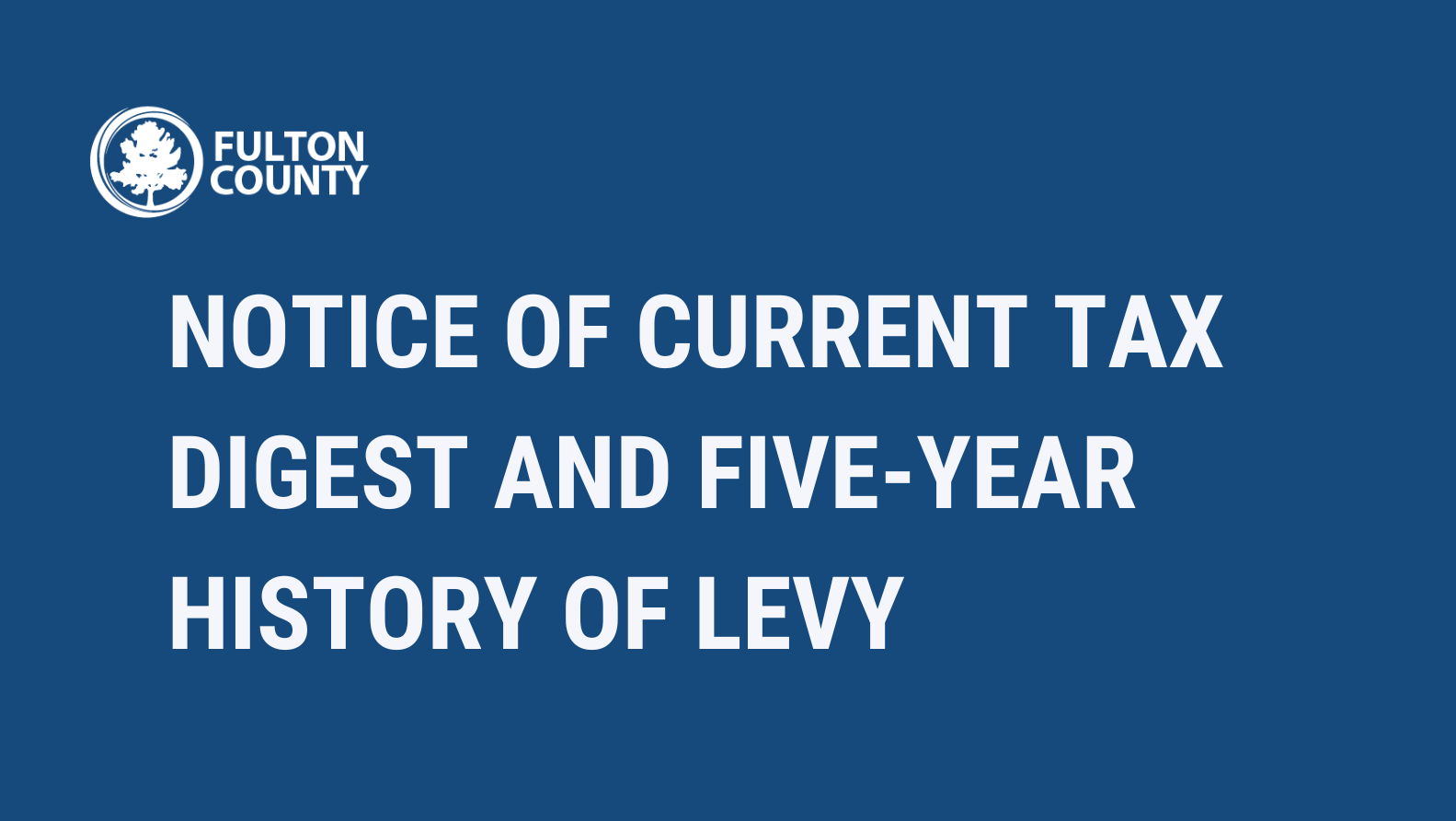 Notice of Current Tax Digest