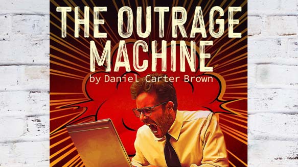 A photo about The Outrage Machine