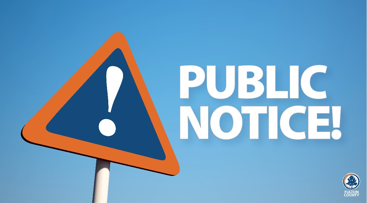 a public notice image